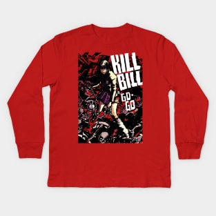 Kill Bill a go go Kids Long Sleeve T-Shirt